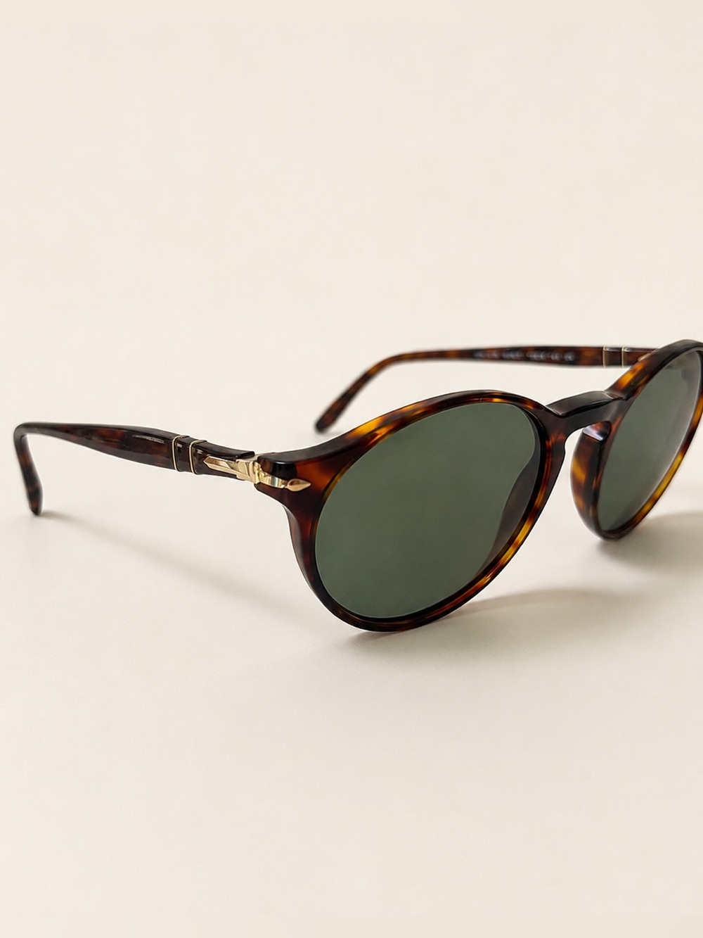 Persol PO3092SM Havana Tortoise Green Lens Sunglasses 50-19-145 Made in Italy